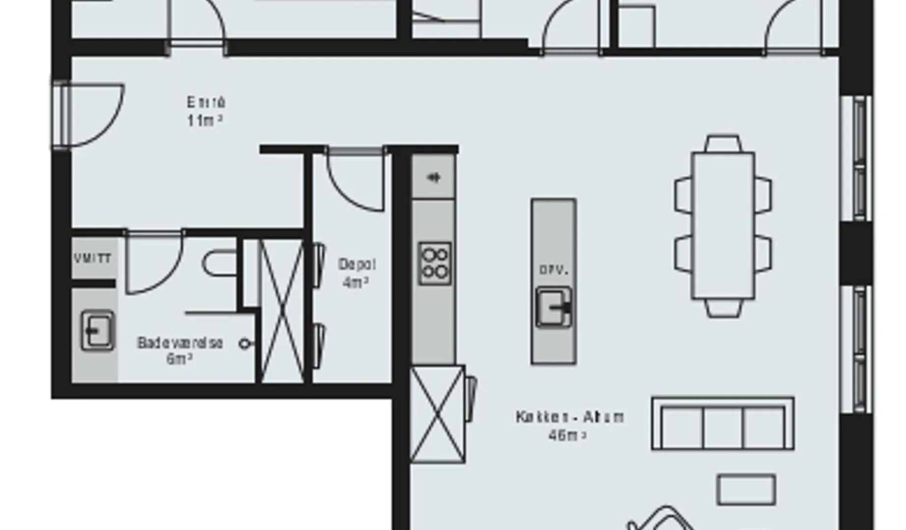コペンハーゲンLuxurios 3-Bed W Balcony And Great Viewsアパートメント デンマーク